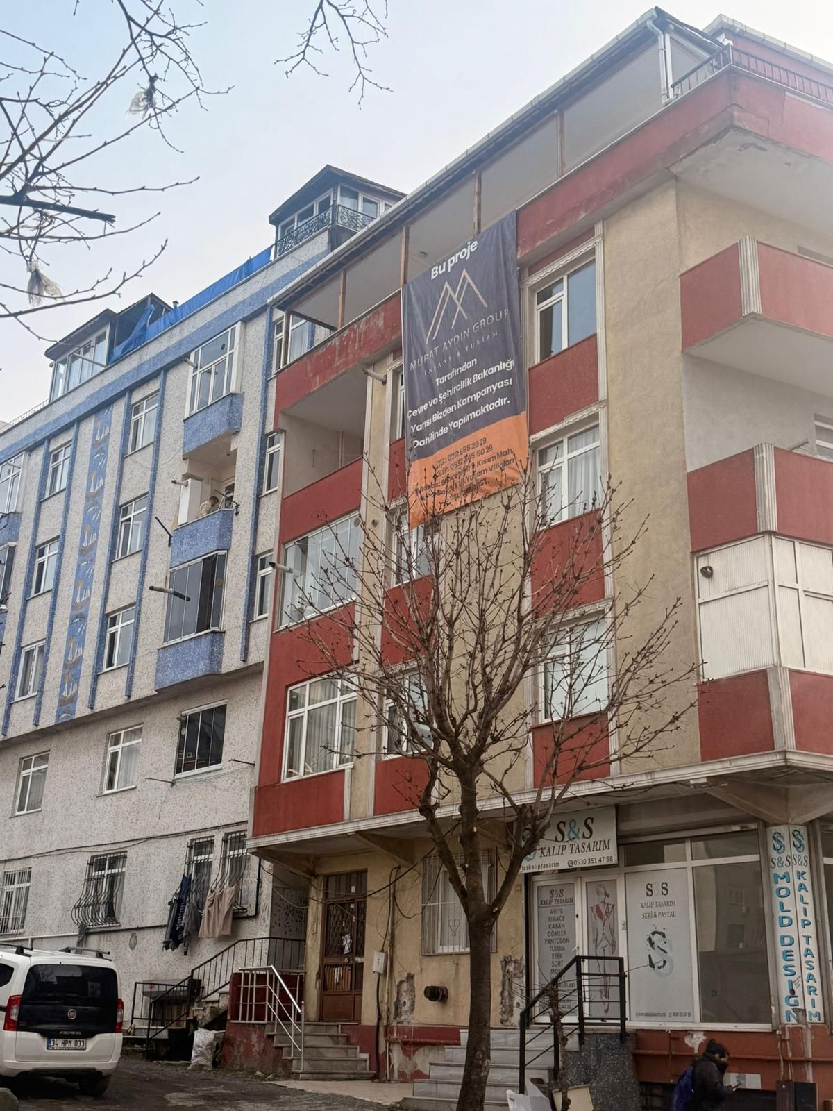 Dönüşüm sürecindeki binalarımızdan biri
